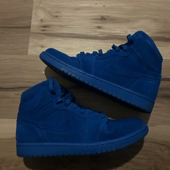 Jordan 1 blue suede - Picture 1 of 4